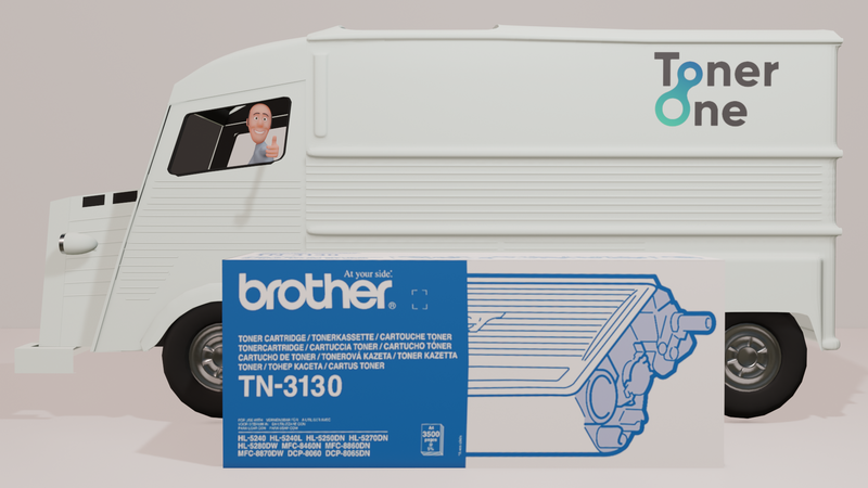 Genuine Brother TN3130 Toner Cartridge -Black