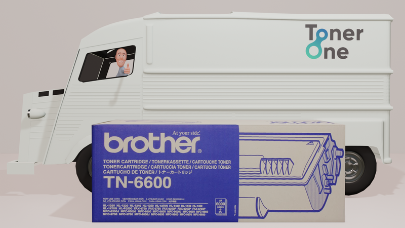 Genuine Brother TN6600 Black Toner Cartridge