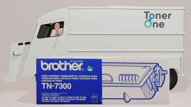 Genuine Original Brother TN7300 Black Toner Cartridge